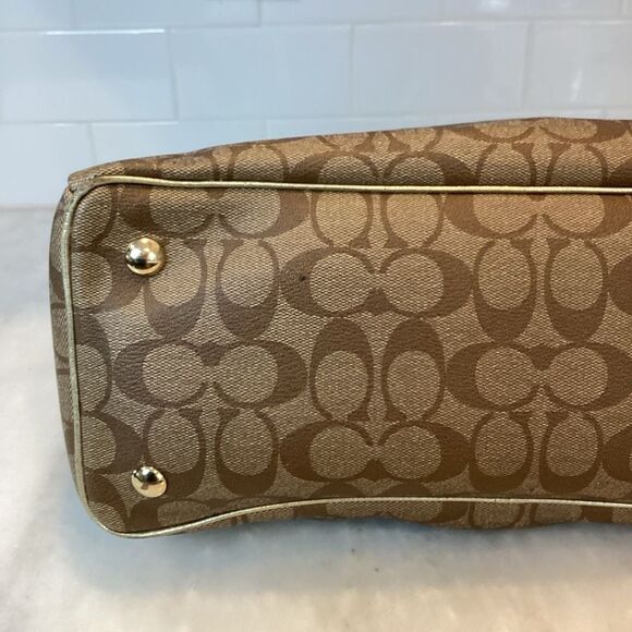 Coach Peyton Signature Jordan Double Zip Carryall - Picture 8 of 16